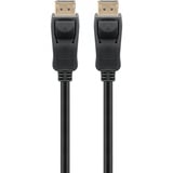 goobay DisplayPort 1.4 Connector kabel Zwart, 2 meter