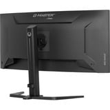 iiyama G-Master Red Eagle GCB3484WQSU-B1 34" Curved UltraWide gaming monitor Zwart, 180 Hz, HDMI, DisplayPort, Audio, AMD Free-Sync