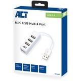 ACT Connectivity USB Hub 4 port usb-hub Wit