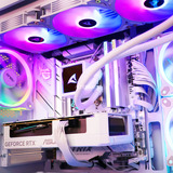 ALTERNATE Ryzen 7 - 5060 Ti White Gaming pc Powered by ASUS Wit | R7 7800X3D | NVIDIA GeForce RTX 5060 Ti | 32 GB | 1 TB SSD