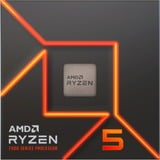 AMD Ryzen 5 7600, 3,8 GHz (5,1 GHz Turbo Boost) socket AM5 processor Unlocked, Wraith Stealth, Boxed