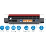 AVM FRITZ!Box 5590 Fiber XGS-PON router Wit/rood, Mesh Wi-Fi