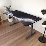 Arozzi Arena Gaming Desk - Gunmetal - Galaxy Gunmetal/lichtgrijs