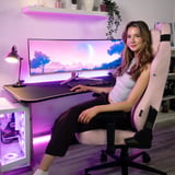 Arozzi Nova Curved 49" v2 UltraWide gaming monitor Roze, 1x DisplayPort, 2x HDMI, 1x USB-C, 2x USB-A, 165 Hz