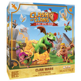 Asmodee Clash of Clans: The Epic Raid - Clan Wars Expansion Bordspel Engels, 2 - 6 spelers, 45 - 90 minuten, Vanaf 12 jaar, Uitbreiding