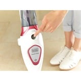 BLACK+DECKER BDS1616R 1600W steam-mop met 2 stoomdoeken stoomreiniger Wit/rood