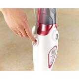 BLACK+DECKER BDS1616R 1600W steam-mop met 2 stoomdoeken stoomreiniger Wit/rood