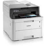 Brother MFC-L3730CDN All-in-one kleurenledprinter all-in-one kleurenlaserprinter met faxfunctie Printen, Kopiëren, Scannen, Faxen, LAN, USB