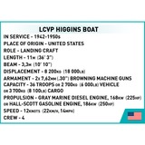COBI World War II - LCVP Higgins Boat Constructiespeelgoed 