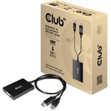 Club 3D Actieve DisplayPort naar Dual-Link DVI-D-adapter Zwart
