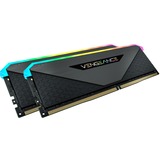 Corsair 32 GB DDR4-3600 Kit werkgeheugen Zwart, CMN32GX4M2Z3600C18, Vengeance RGB RT, XMP 2.0