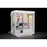 Corsair RM750e 80 Plus Gold White refurbished modulaire 750 watt voeding  Wit, 1x 12V-2x6, 1x PCIe, 1x 12 Pin High Power GPU, 1x PCIe, Kabelmanagement