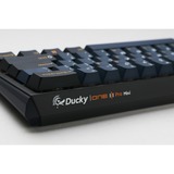 Ducky One 3 Pro Mini RGB mechanisch gaming toetsenbord Zwart, US lay-out (QWERTY), Cherry MX2A Blue, 60%, RGB led, Double-shot PBT, QUACK Mechanics, hot swap