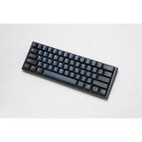 Ducky One 3 Pro Mini, gaming toetsenbord Zwart, US lay-out, Cherry MX2A Blue, RGB led, Double-shot PBT, QUACK Mechanics, 60%, hot swap