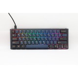 Ducky One 3 Pro Mini, gaming toetsenbord Zwart, US lay-out, Cherry MX2A Blue, RGB led, Double-shot PBT, QUACK Mechanics, 60%, hot swap