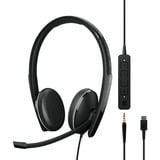 EPOS ADAPT 165 USB-C II on-ear headset Zwart, Stereo, USB-C