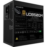 GIGABYTE GP-UD850GM 850W voeding  Zwart, 4x PCIe, Full Kabelmanagement