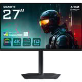 GIGABYTE MO27U2 27" 4K UHD gaming monitor Zwart, 2x HDMI, DisplayPort, 2x USB-A, USB-B, USB-C, 240 Hz