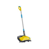 Gloria EasySweep 18V incl. 2,5 Ah accu veegmachine Geel, BOSCH PBA 18V POWER FOR ALL accu inbegrepen
