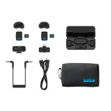 GoPro Wireless Mic Complete Kit microfoon Zwart, 2x Mic, 1x TRS-ontvanger 