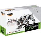 INNO3D GeForce RTX 4080 SUPER X3 OC WHITE grafische kaart Wit, 1x HDMI, 3x DisplayPort, DLSS 3