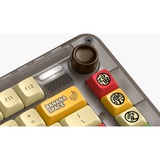Iqunix ZX75 Happy Ape Wireless Mechanical Keyboard Bruin, US lay-out (QWERTY), TTC Holy Panda, 75%, RGB leds, Hot-swappable, Double-shot PBT, 2.4GHz | Bluetooth 5.1 | USB-C