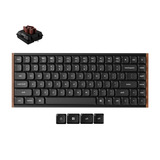 Keychron K3 Ultra 8K Wireless Custom Mechanical Keyboard Zwart, US lay-out (QWERTY), Keychron Milk POM Brown, 75%, RGB leds, LSA Double-shot PBT, USB-C | 2.4 GHz | Bluetooth 5.2
