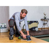 Kneetek SAFETEK Cordura kniebescherming Zwart/rood