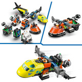 LEGO City - Vliegtuig, servicewagen en hovercraft remix Constructiespeelgoed 60505