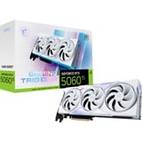 MSI GeForce RTX 5060 Ti 16G GAMING TRIO OC WHITE grafische kaart 3x DisplayPort, 1x HDMI