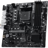 MSI PRO B550M-P WIFI6E socket AM4 moederbord Zwart