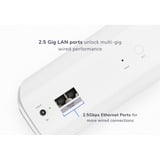 Netgear RBE770 Orbi 770 Serie Tri-Band WiFi 7 Mesh uitbreidingssatelliet mesh access point Wit