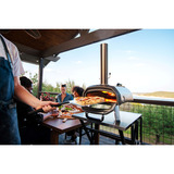 Ooni Karu 2 Multi-Fuel Pizza Oven pizzaoven Zwart/roestvrij staal, 12'' pizza, Hout, houtskool en gas