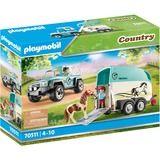 PLAYMOBIL Country - Auto met aanhanger Constructiespeelgoed 70511