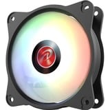 RAIJINTEK EOS 9 RBW ADD-1 RGB case fan Zwart, 100 x 100 x 25 mm, PWM