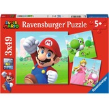 Ravensburger Kinder Puzzel Super Mario 3x49 stukjes
