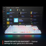 SteelSeries Apex Pro TKL Gen 3 RGB mechanisch gaming toetsenbord Wit, US lay-out (QWERTY), SteelSeries OmniPoint 3.0, 80% (TKL)	