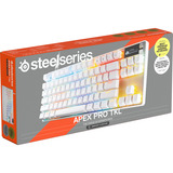 SteelSeries Apex Pro TKL Gen 3 RGB mechanisch gaming toetsenbord Wit, US lay-out (QWERTY), SteelSeries OmniPoint 3.0, 80% (TKL)	