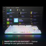 SteelSeries Apex Pro TKL Gen 3, gaming toetsenbord Wit, US lay-out, SteelSeries OmniPoint 3.0, RGB led