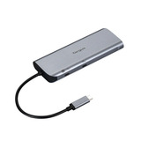 Targus Dual Video Mobile Dock with 140W EPR Pass-Thru dockingstation Aluminium/zwart