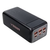 VEGER Tank Boost (W5001C) 56000mAh 130W powerbank Zwart, PD, QC 3.0, 5A , USB-A, USB-C, Lightning