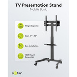 goobay TV Presentation Stand 37 - 70 inch (94 - 178 cm), max. 35 kg standaard Zwart