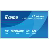 iiyama ProLite LH5581UHSG-1AG 54.6" 4K Ultra HD Public Display Wit, HDMI, USB-C, LAN, WiFi, Audio, Android 14 OS