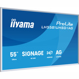 iiyama ProLite LH5581UHSG-1AG 54.6" 4K Ultra HD Public Display Wit, HDMI, USB-C, LAN, WiFi, Audio, Android 14 OS