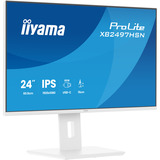 iiyama ProLite XB2497HSN-W1 23.8" monitor Wit, HDMI, DisplayPort, USB-C, Audio, LAN, 100 Hz