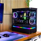 ALTERNATE Ryzen 7 - RX 9060 XT Gaming pc Powered by ASUS Zwart | R7 7800X3D | RX 9060 XT | 16 GB | 1 TB SSD