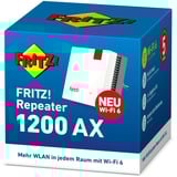 AVM FRITZ!WLAN Repeater 1200 AX International Wit, Wi-Fi 6, Mesh Wi-Fi