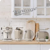 Ariete Vintage waterkoker 2868/03 Beige, 1 Liter