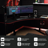 Arozzi Arena Angelo - Black gaming desk Zwart