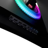 Arozzi Nova Curved 49" UltraWide gaming monitor Zwart, 165 Hz, 1x DisplayPort, 2x HDMI, 1x USB-C, Audio, Adaptive Sync